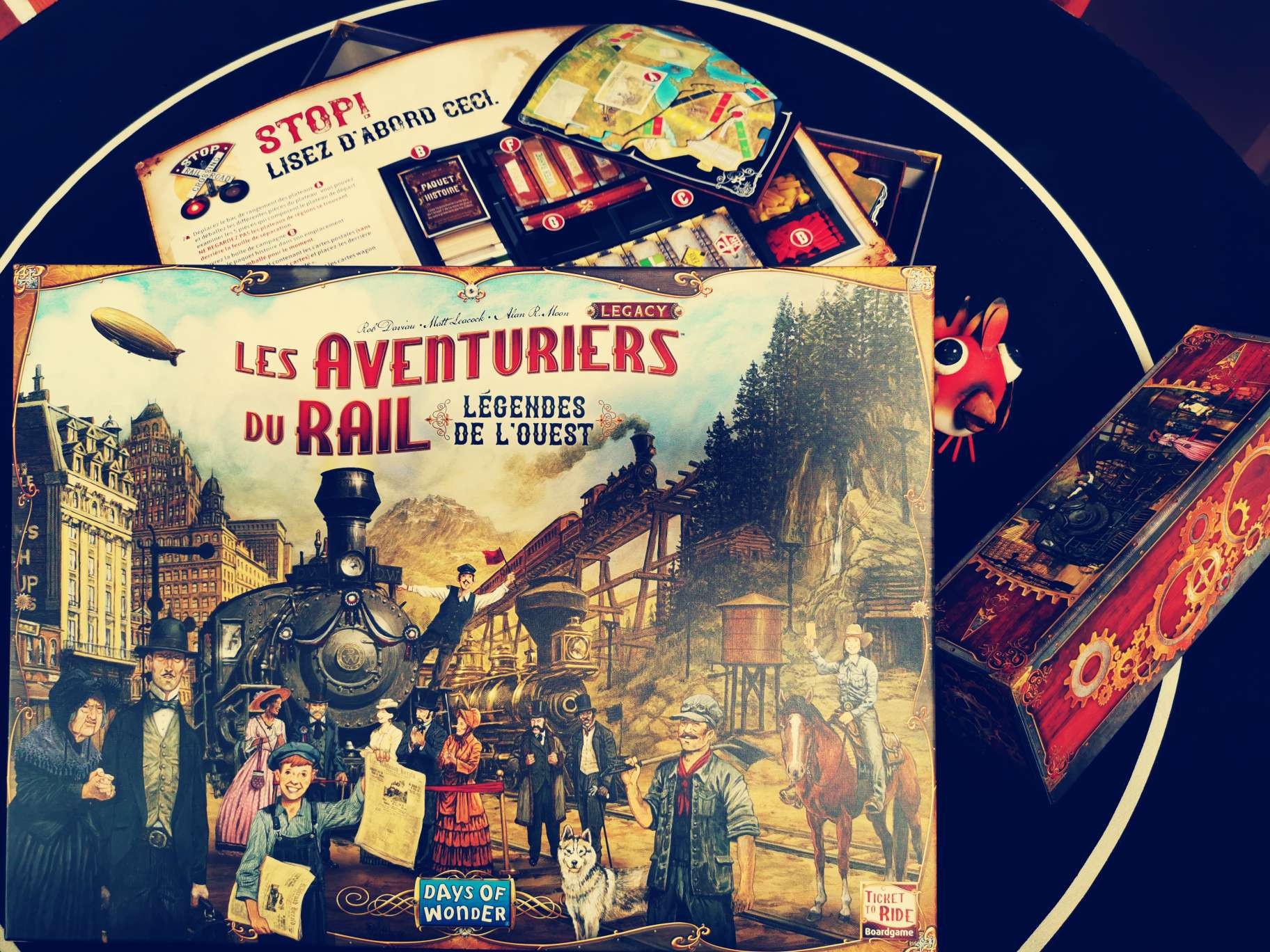 les aventuriers du rail legacy, legendes de l'ouest