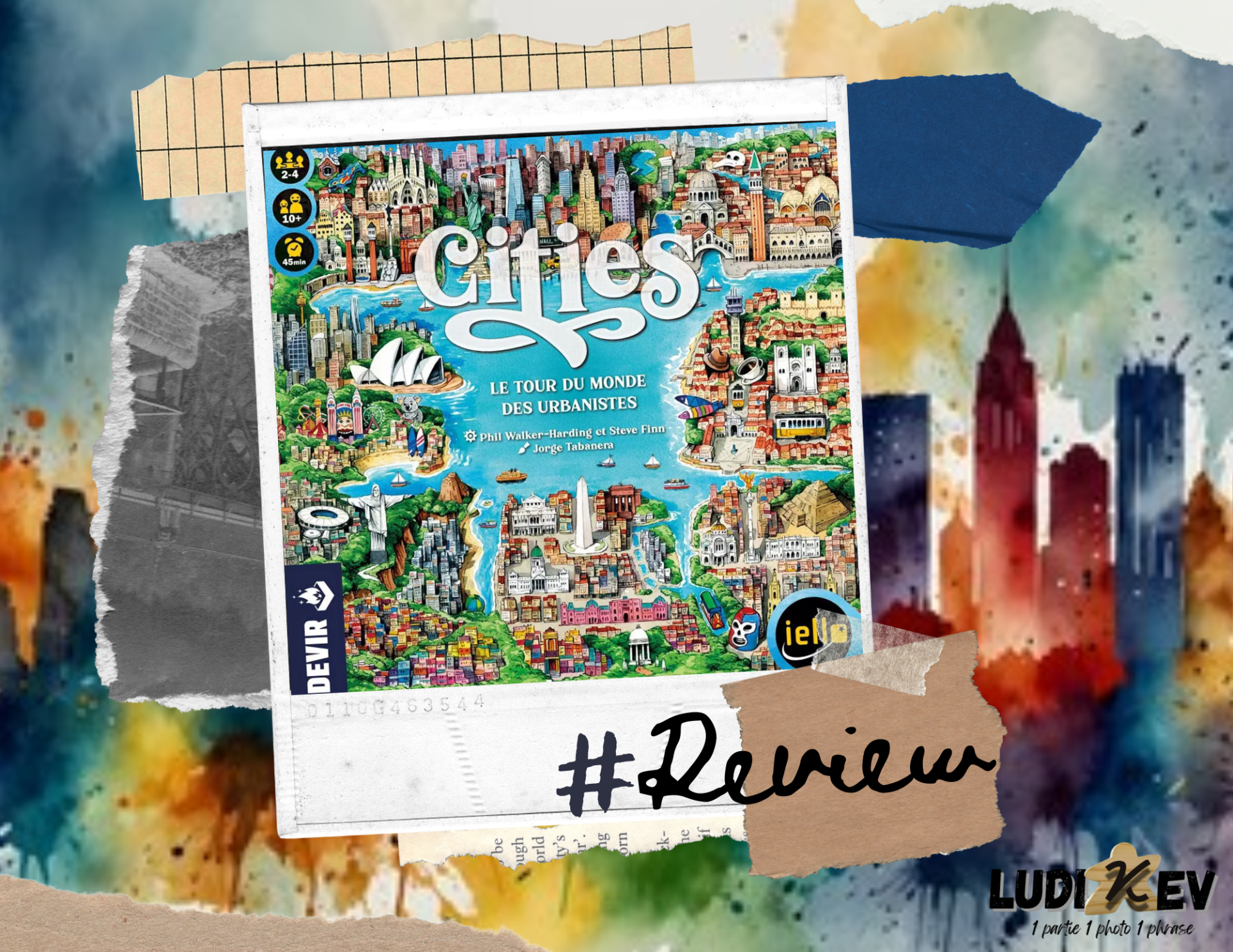 avis jeu cities, une partie une photo une phrase
