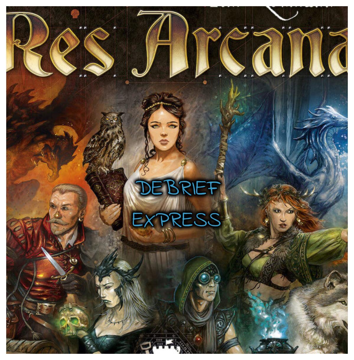 avis jeu res arcana, une partie une photo une phrase