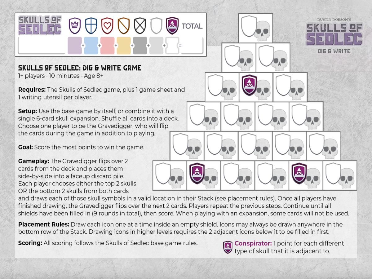 Skulls of sedlec dig write game